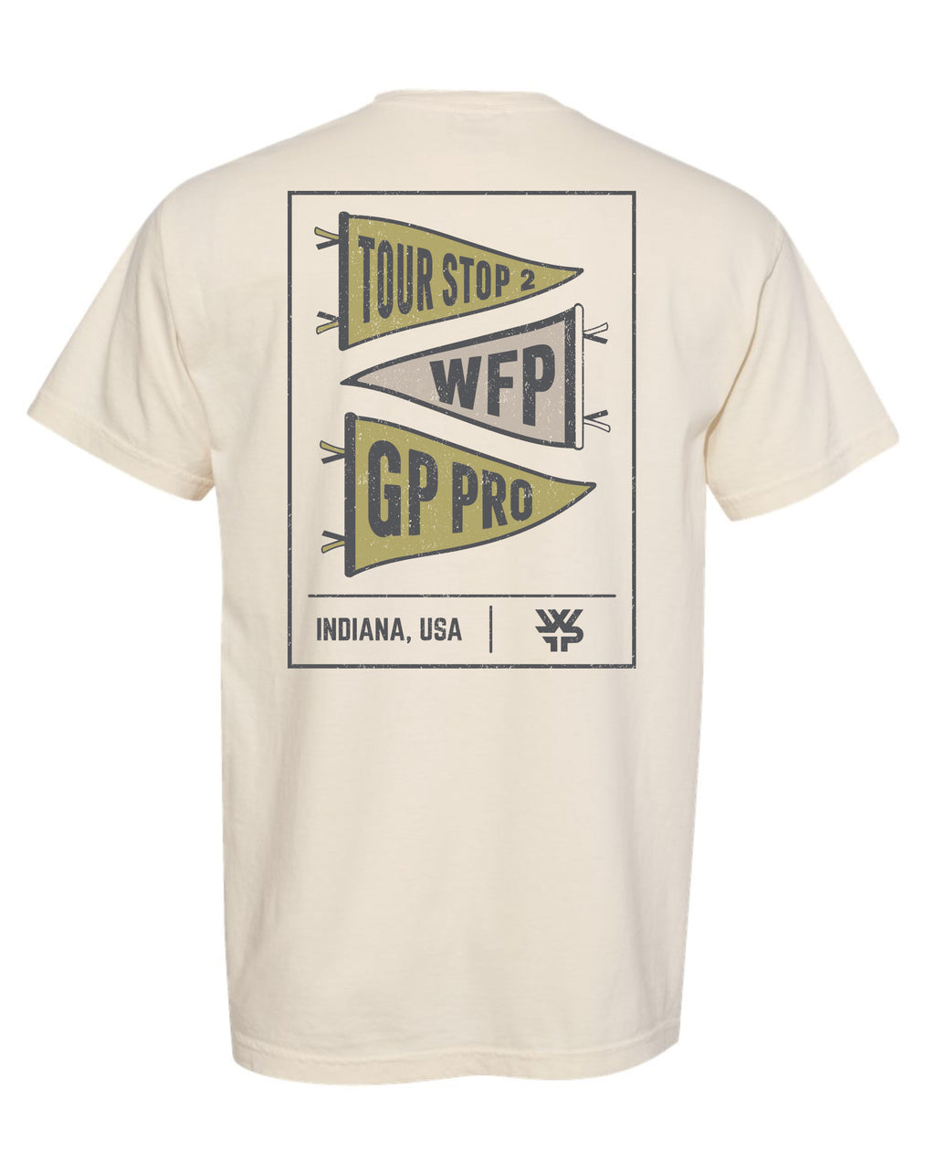 WFP Grand Park Pro Flag Lifestyle Tee- Ivory (PREORDER ONLY-WON'T SHIP UNTIL September 14th, Pre-Orders close September 2nd, 2026 11:59 PM EST)