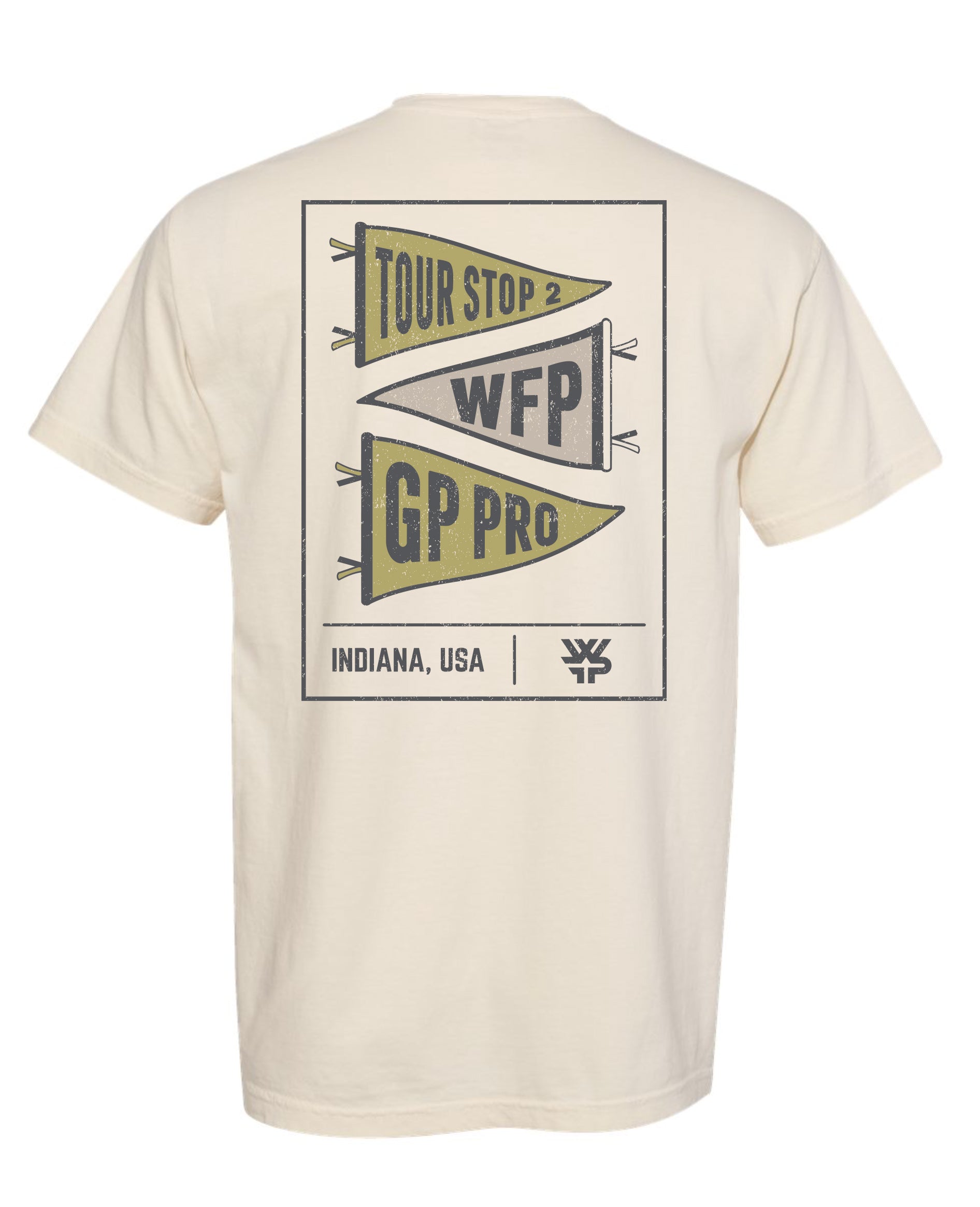 WFP Grand Park Pro Flag Lifestyle Tee- Ivory (PREORDER ONLY-WON'T SHIP UNTIL September 14th, Pre-Orders close September 2nd, 2026 11:59 PM EST)