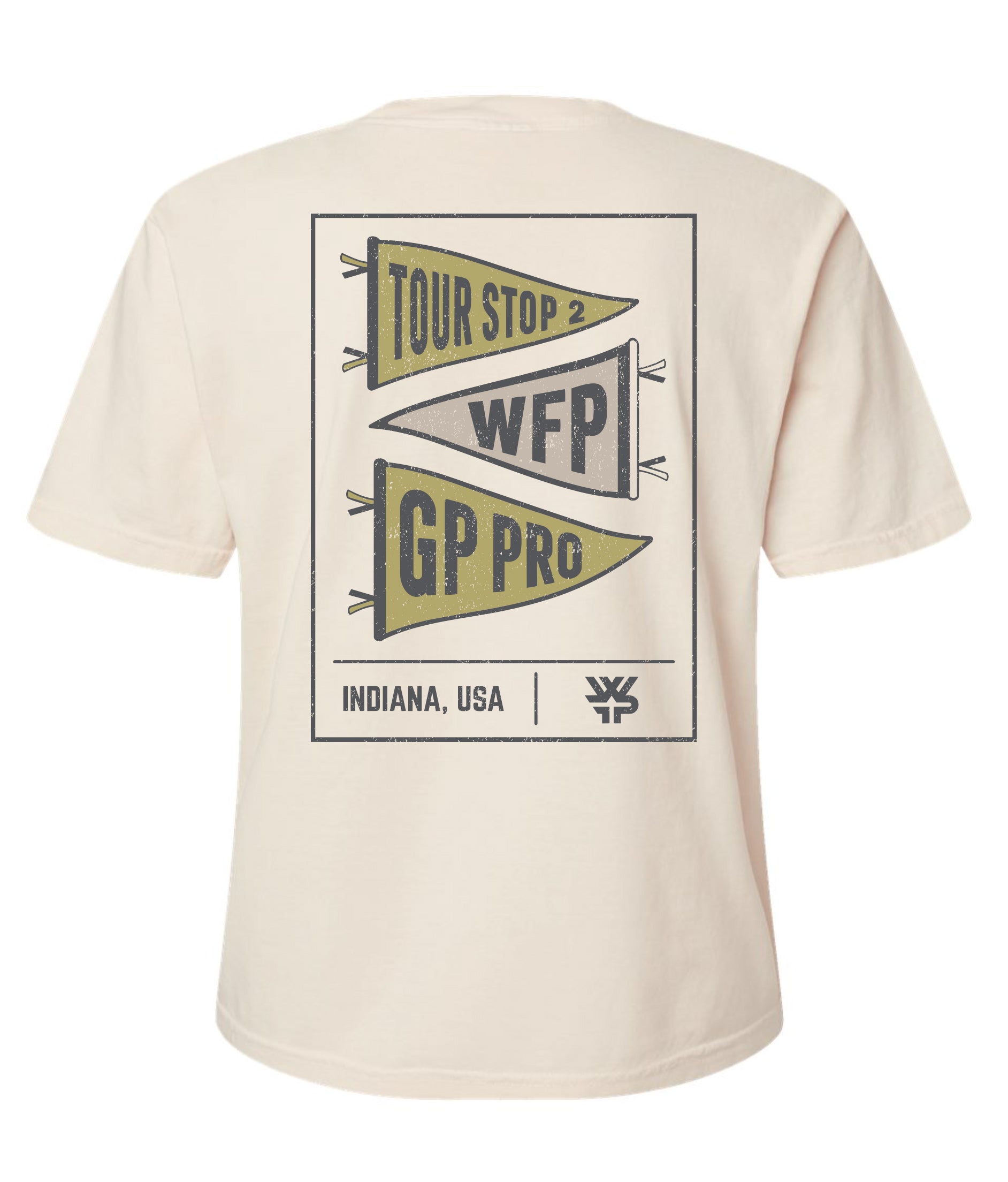 WFP Grand Park Pro Flag Lifestyle Crop Tee - Ivory (PREORDER ONLY-WON'T SHIP UNTIL September 14th, Pre-Orders close September 2nd, 2026 11:59 PM EST)