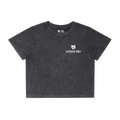 WFP London Pro Heavy wash Crop Tee- Black Stone