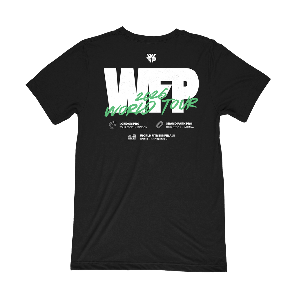 WFP 26' Tour Lifestyle Tee - Black (STAFF PREORDER ONLY FOR PICKUP IN LONDON)