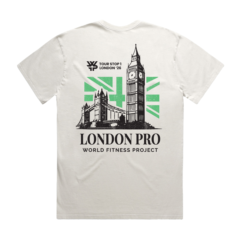 WFP London Pro Tower Bridge Heavy Faded Tee- Bone
