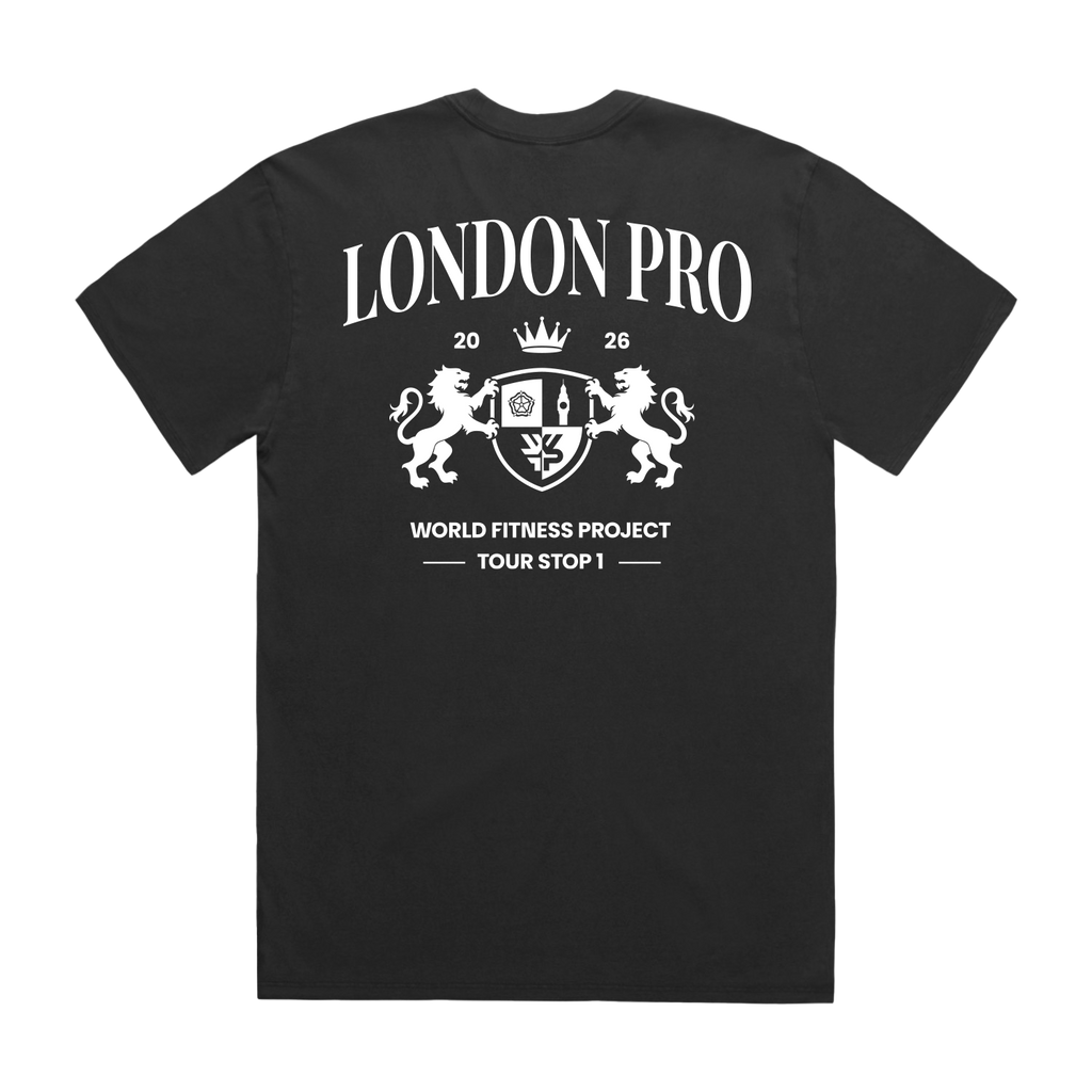 WFP London Pro Heavy Faded Tee- Coal