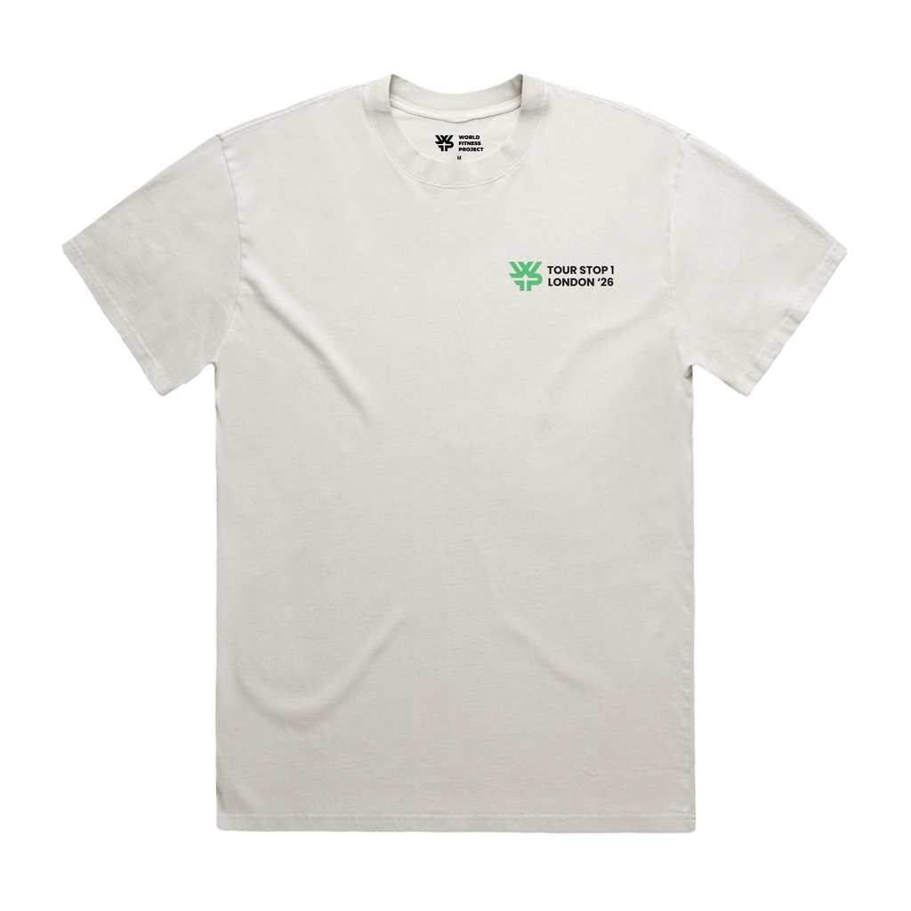 WFP London Pro Tower Bridge Heavy Faded Tee- Bone