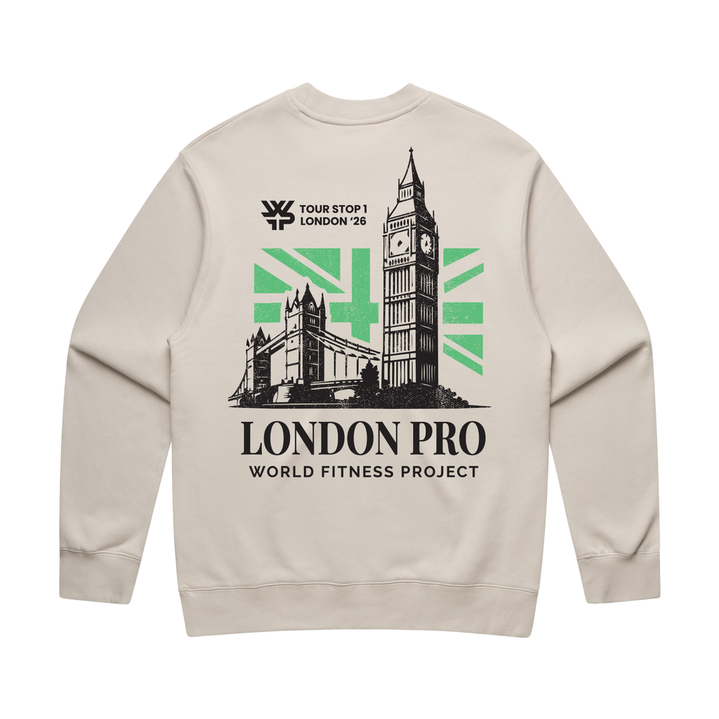 WFP London Pro Tower Bridge Crewneck- Bone