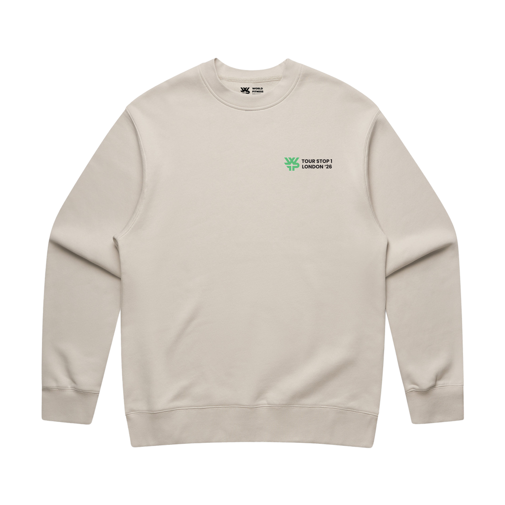 WFP London Pro Tower Bridge Crewneck- Bone