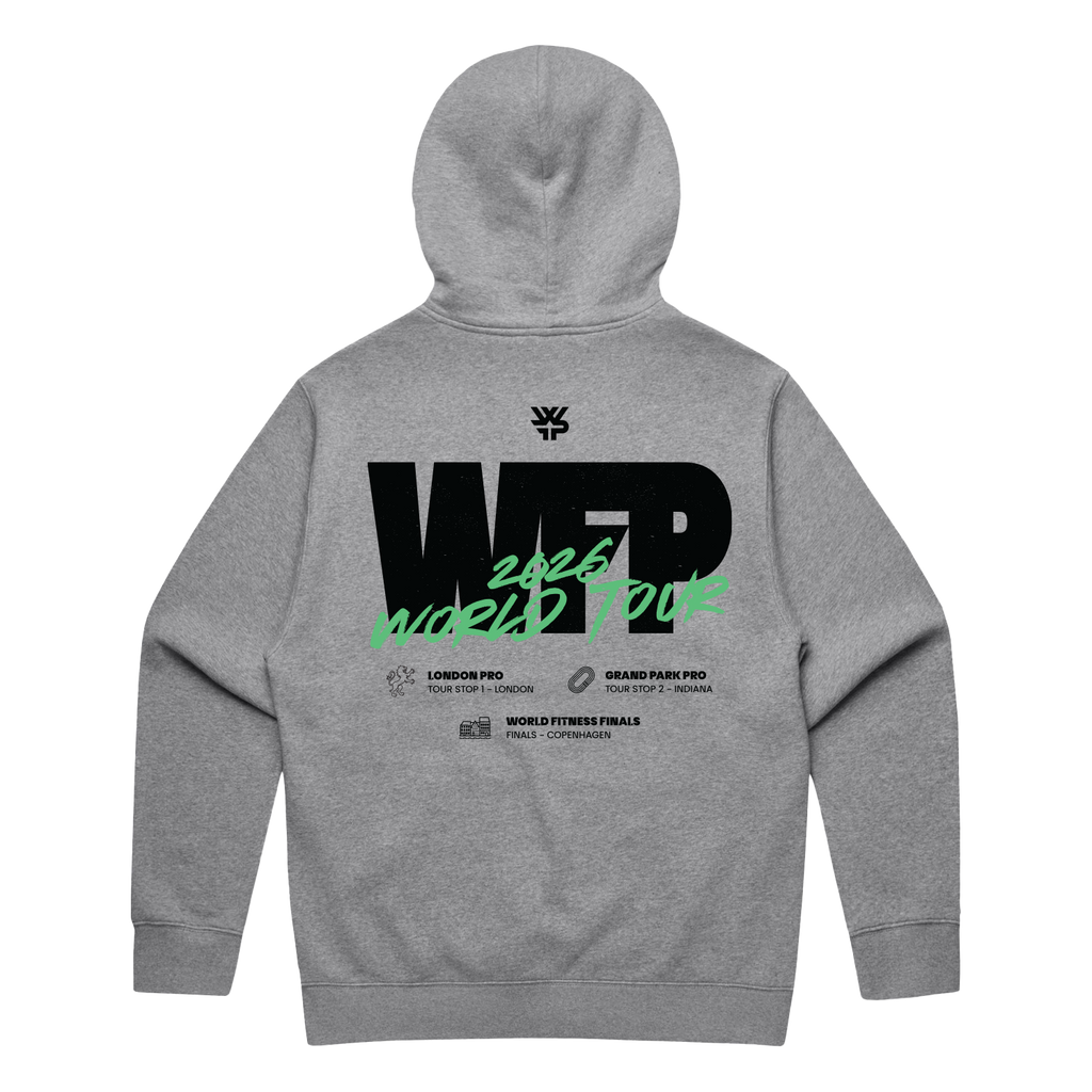 WFP '26 Tour Zip-Hoodie- Athletic Heather (STAFF PREORDER ONLY FOR PICKUP IN LONDON)