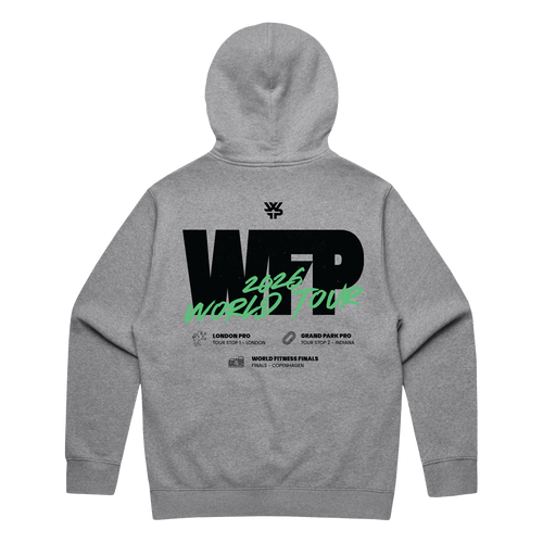 WFP '26 Tour Zip-Hoodie- Athletic Heather (STAFF PREORDER ONLY FOR PICKUP IN LONDON)