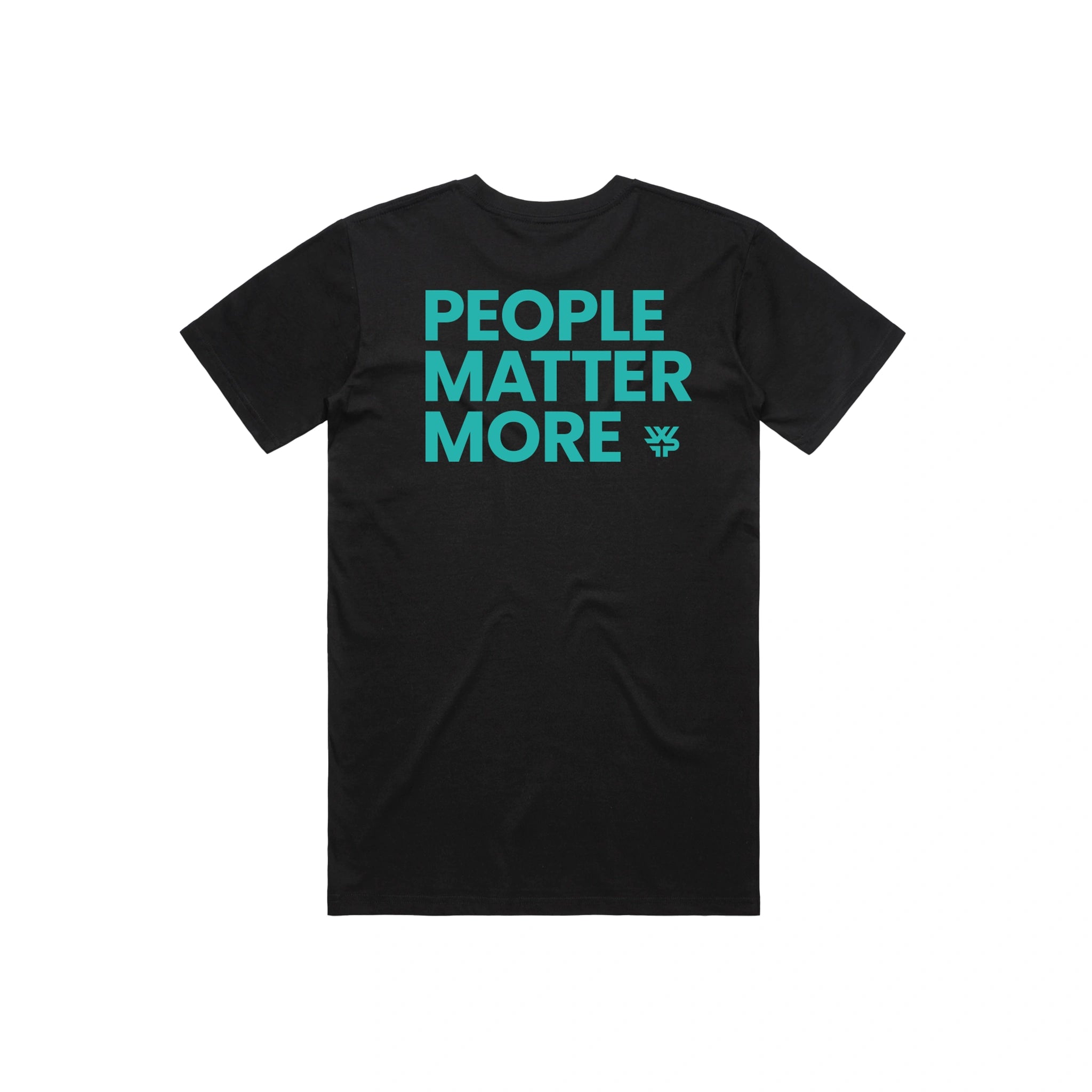 WFP People Matter More - Lifestyle Unisex Tee - Black